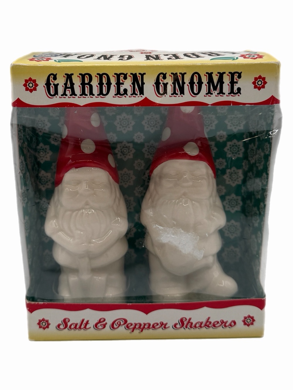 Streamline Garden Gnome Ceramic Salt & Pepper Shakers